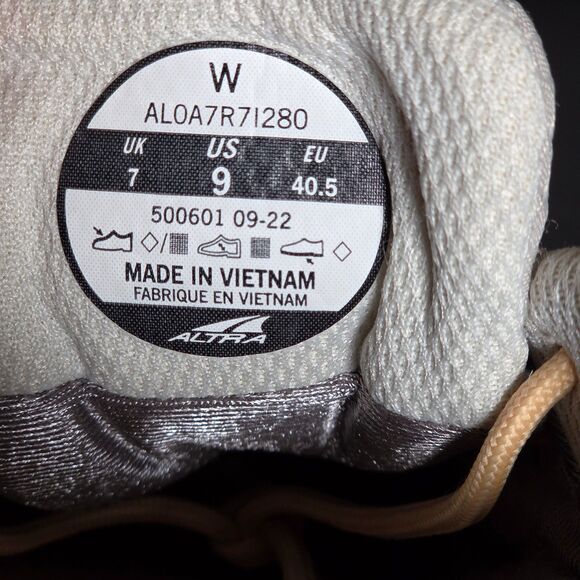 Altra Lone Peak All-WTHR 2 Shoes Women's Size 9 Trail Running AL0A7R71280 - Picture 8 of 8